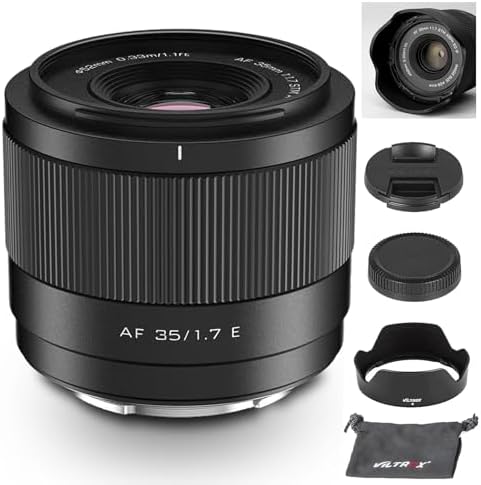 VILTROX 35mm F1 2 LAB FE Full Frame Lens for Sony E  AF 35mm f/1 2 FE Auto Focus Prime Lens for Sony E Mount A7SIII A7III A7RIII A7IV A7RIV A9 A1 FX3 A7RV ZVE1 A7CR A7CII A93 ZV E10 FX30
