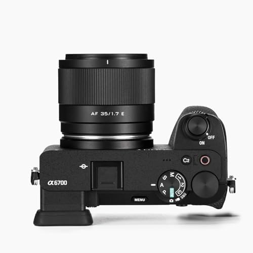 VILTROX 35mm F1 7 E Mount Large Aperture APS C STM Auto Focus Prime Lens for Sony E Mount Camera FX3 A7C A7RII A7SII A7II A7RIII A7IV A7RIV A9 A1 ZVE1 A93 A6700 A6600 A6500 A6400 ZV E10 FX30 ZV E10II
