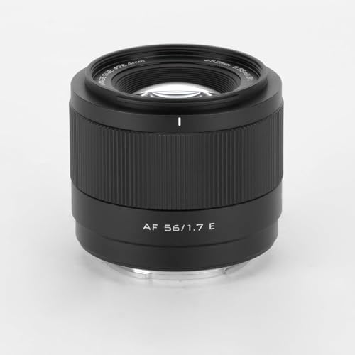 VILTROX 56mm F1 7 E Mount APS C STM Lightweight Auto Focus Lens for Sony E Mount Cameras A6000 A6100 A6300 A6400 A6500 A6600 A6700 ZV E10 FX30 ZC E10II FX3 A7C A7SII A7III A7RIIl A7IV A7RIV A9
