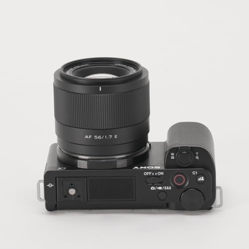 VILTROX 56mm F1 7 E Mount APS C STM Lightweight Auto Focus Lens for Sony E Mount Cameras A6000 A6100 A6300 A6400 A6500 A6600 A6700 ZV E10 FX30 ZC E10II FX3 A7C A7SII A7III A7RIIl A7IV A7RIV A9