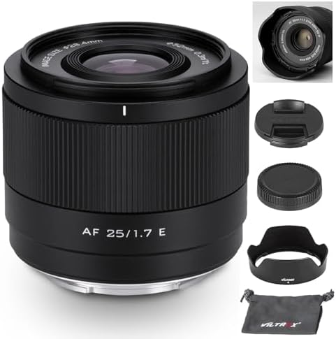 VILTROX 56mm F1 7 E Mount APS C STM Lightweight Auto Focus Lens for Sony E Mount Cameras A6000 A6100 A6300 A6400 A6500 A6600 A6700 ZV E10 FX30 ZC E10II FX3 A7C A7SII A7III A7RIIl A7IV A7RIV A9
