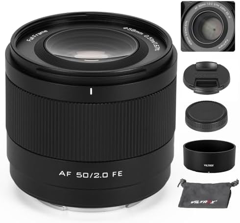 VILTROX 56mm F1 7 E Mount APS C STM Lightweight Auto Focus Lens for Sony E Mount Cameras A6000 A6100 A6300 A6400 A6500 A6600 A6700 ZV E10 FX30 ZC E10II FX3 A7C A7SII A7III A7RIIl A7IV A7RIV A9