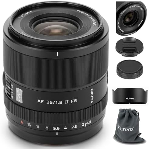 VILTROX 56mm F1 7 E Mount APS C STM Lightweight Auto Focus Lens for Sony E Mount Cameras A6000 A6100 A6300 A6400 A6500 A6600 A6700 ZV E10 FX30 ZC E10II FX3 A7C A7SII A7III A7RIIl A7IV A7RIV A9