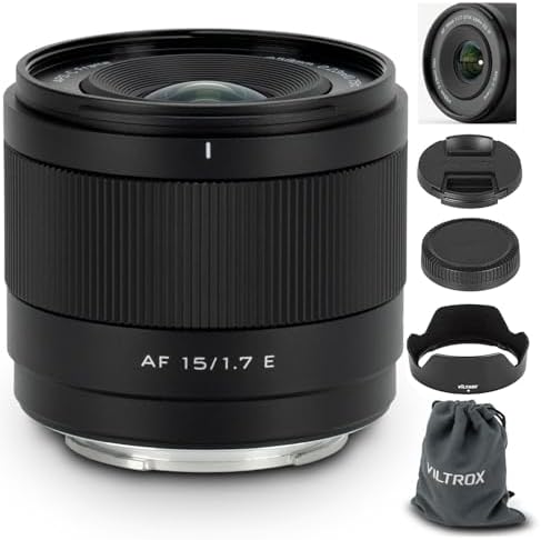 VILTROX 56mm F1 7 E Mount APS C STM Lightweight Auto Focus Lens for Sony E Mount Cameras A6000 A6100 A6300 A6400 A6500 A6600 A6700 ZV E10 FX30 ZC E10II FX3 A7C A7SII A7III A7RIIl A7IV A7RIV A9
