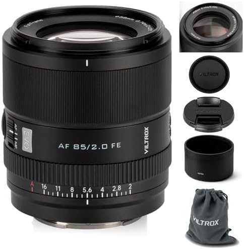 VILTROX 56mm F1 7 E Mount APS C STM Lightweight Auto Focus Lens for Sony E Mount Cameras A6000 A6100 A6300 A6400 A6500 A6600 A6700 ZV E10 FX30 ZC E10II FX3 A7C A7SII A7III A7RIIl A7IV A7RIV A9