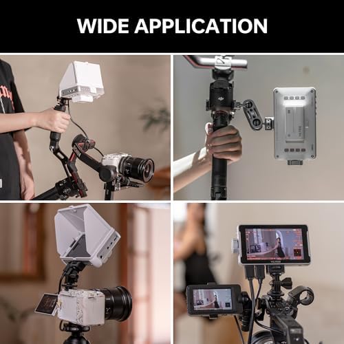 VILTROX DC 550 Touch Screen DSLR Camera Field Monitor 1200 Nits High Bright 5 5 inch DSLR Camera Monitor with Sunshade Hood/Battery 3D LUT HDR 4K HDMI in and Out Exposure Focus Assist Waveform Monitor