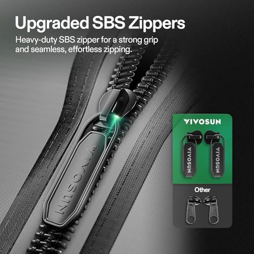 VIVOSUN S336 3x3 Grow Tent  36x36x72 High Reflective Mylar with Observation Window and Floor Tray for Hydroponics Indoor Plant for VS2000/VS3000