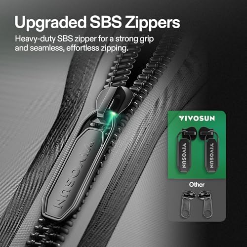 VIVOSUN S336 3x3 Grow Tent  36x36x72 High Reflective Mylar with Observation Window and Floor Tray for Hydroponics Indoor Plant for VS2000/VS3000