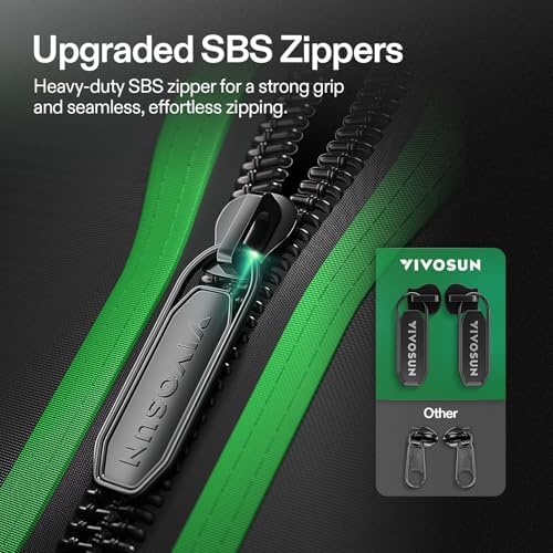 VIVOSUN S336 3x3 Grow Tent  36x36x72 High Reflective Mylar with Observation Window and Floor Tray for Hydroponics Indoor Plant for VS2000/VS3000