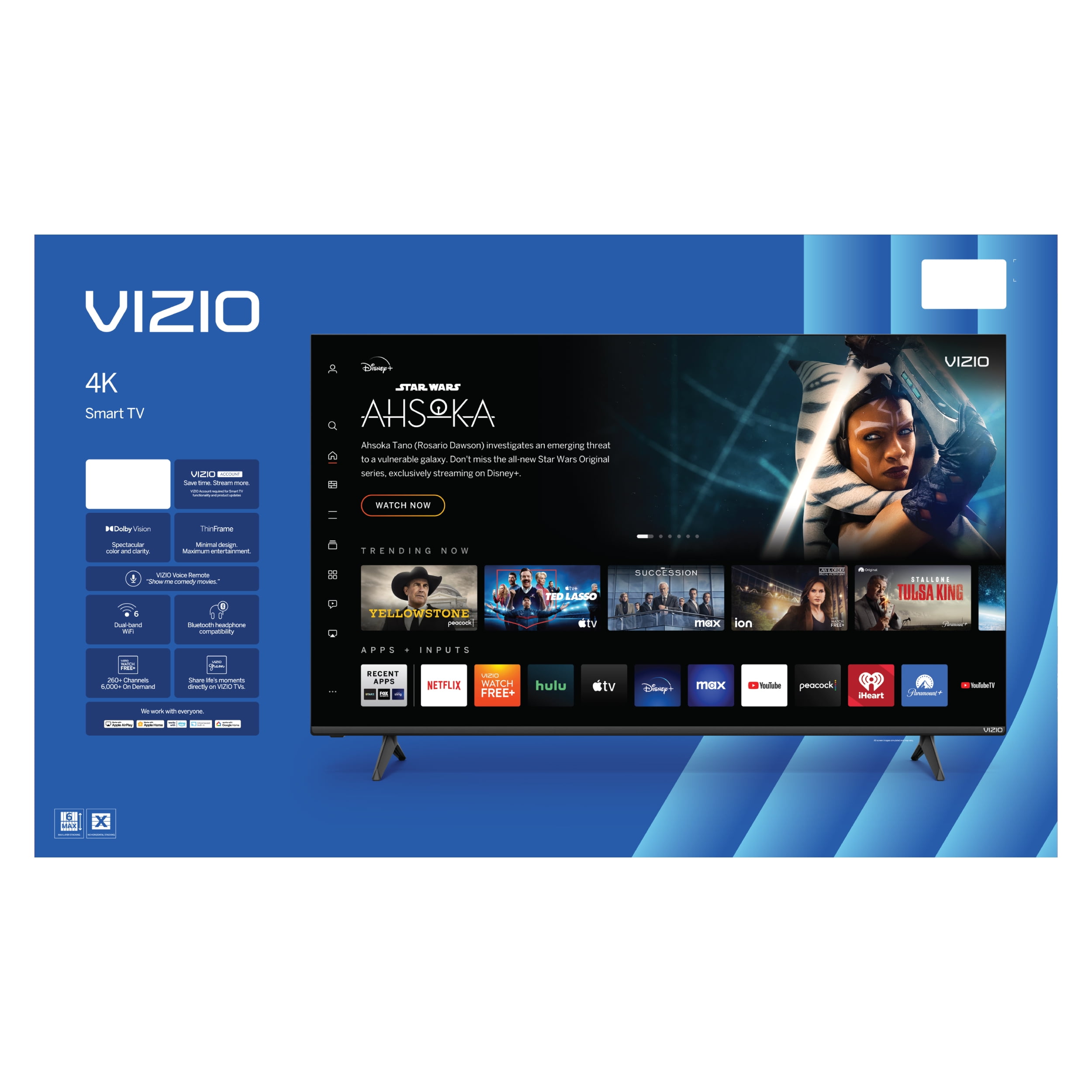 VIZIO 43" Class 4K LED HDR Smart TV  V4K43M 08 