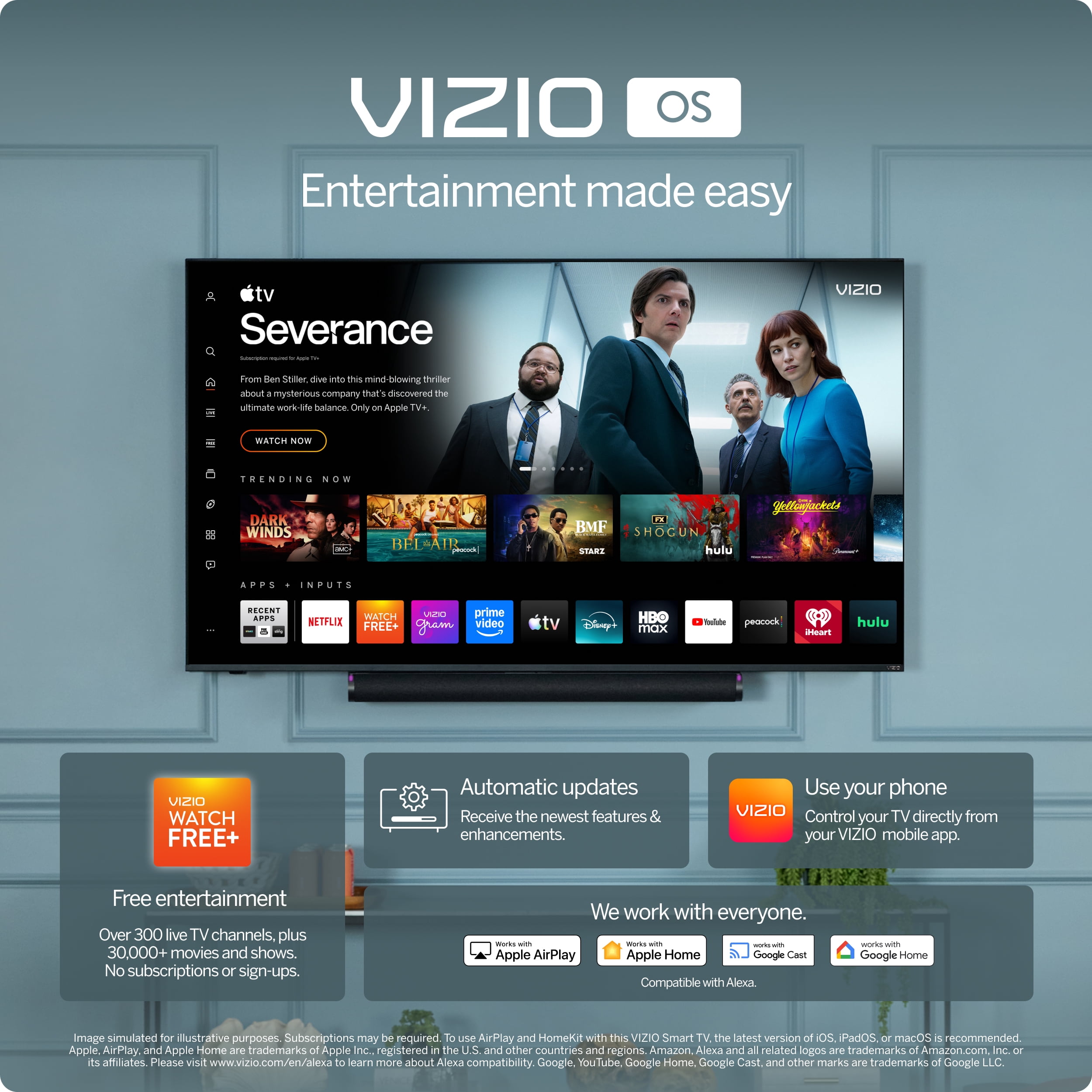 VIZIO 50  Mini LED Quantum 4K QLED HDR Smart TV  NEW  VQM50C 10