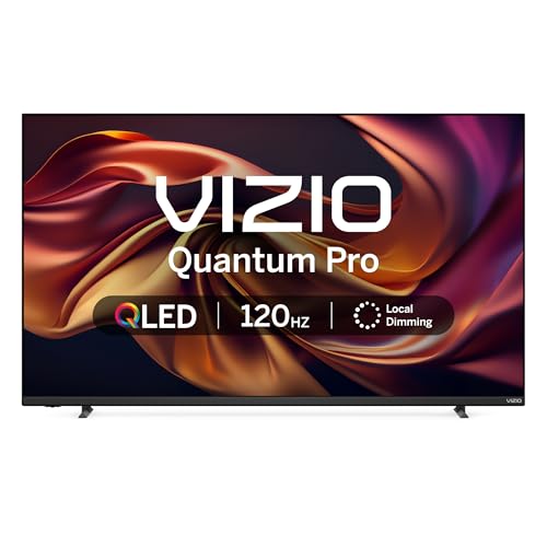 VIZIO Smart TV Quantum Pro 4K 120Hz QLED HDR10+ de 50 pulgadas con Dolby Vision, Active Full Array, 240Hz @ 1080p PC Gaming, WiFi 6E, Apple AirPlay, Chromecast integrado, M50QXM-K01, modelo 2023