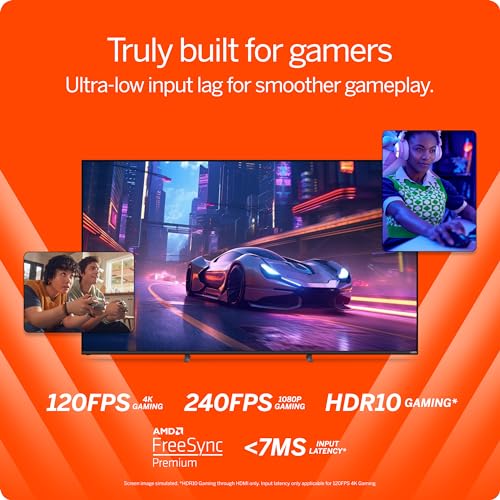 VIZIO Smart TV Quantum Pro 4K 120Hz QLED HDR10+ de 50 pulgadas con Dolby Vision, Active Full Array, 240Hz @ 1080p PC Gaming, WiFi 6E, Apple AirPlay, Chromecast integrado, M50QXM-K01, modelo 2023