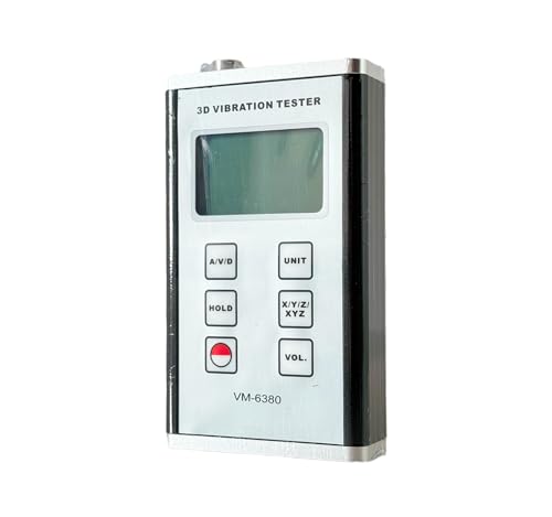 VM 6380 3D Vibration Meter Tester VM6380 3 Axis Digital Vibration Gauge for Moving Machinery Mechanical Vibration Meters