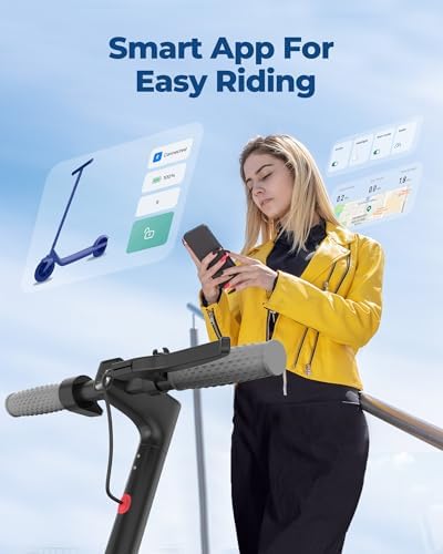 VOLPAM Electric Scooter  350W/500W Powerful Motor  8 5/10 Solid Tires  19/22Mph  28/23/21/16 Miles Max Range  Dual Braking