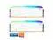 Módulo de memoria RAM U-DIMM V-COLOR Manta Xfinity RGB DDR5 de 32 GB (2 módulos de 16 GB) a 6000 MHz con XMP 3.0 y AMD EXPO CL30 de 1,35 V para juegos de escritorio, RGB, con chip SK Hynix - Blanco (TMXFL1660830WWK)