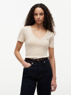 Talla M, V Neck Favorite T Shirt