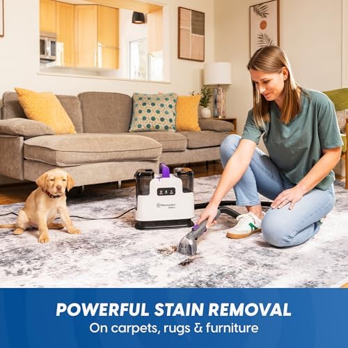 Vacmaster SCB1001H 0101 - Máquina limpiadora de manchas con calefacción serie 500, succión de potencia de 16 Kpa con herramientas versátiles para mascotas, alfombras de área y sofás