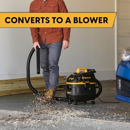 Vacmaster Professional Beast Series VFB511H 0201 5 Gallon 5 5 Peak HP Wet/Dry Vac  Black