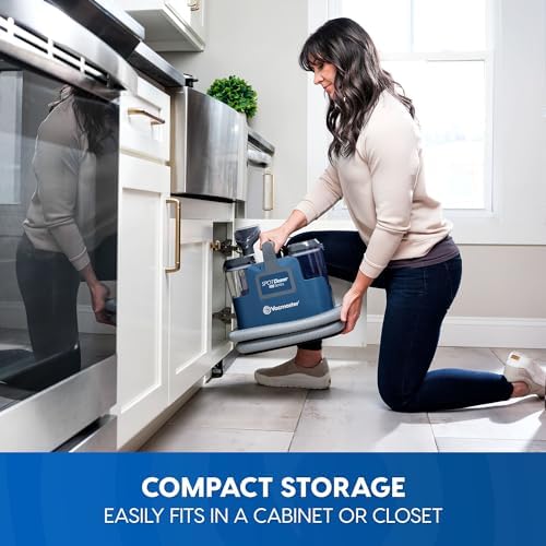 Vacmaster SCB301 400 Series Portable Carpet & Upholstery Spot Cleaner Machine  15Kpa Power Suction with Versatile Tools for Pets  Area Rugs and Couches