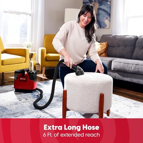 Vacmaster SCB301 400 Series Portable Carpet & Upholstery Spot Cleaner Machine  15Kpa Power Suction with Versatile Tools for Pets  Area Rugs and Couches