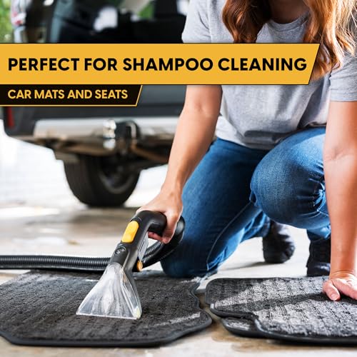 Vacmaster VK609PFR 0201 6 Gallon 5 5 Peak HP 3 in 1 Wet/Dry/Upholstery Shampoo Vacuum Cleaner