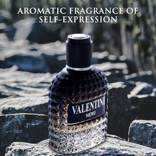 Valentine Nero for Men   Woody Aromatic Fragrance with Floral and Mineral Notes   Masculine Scent   100ml