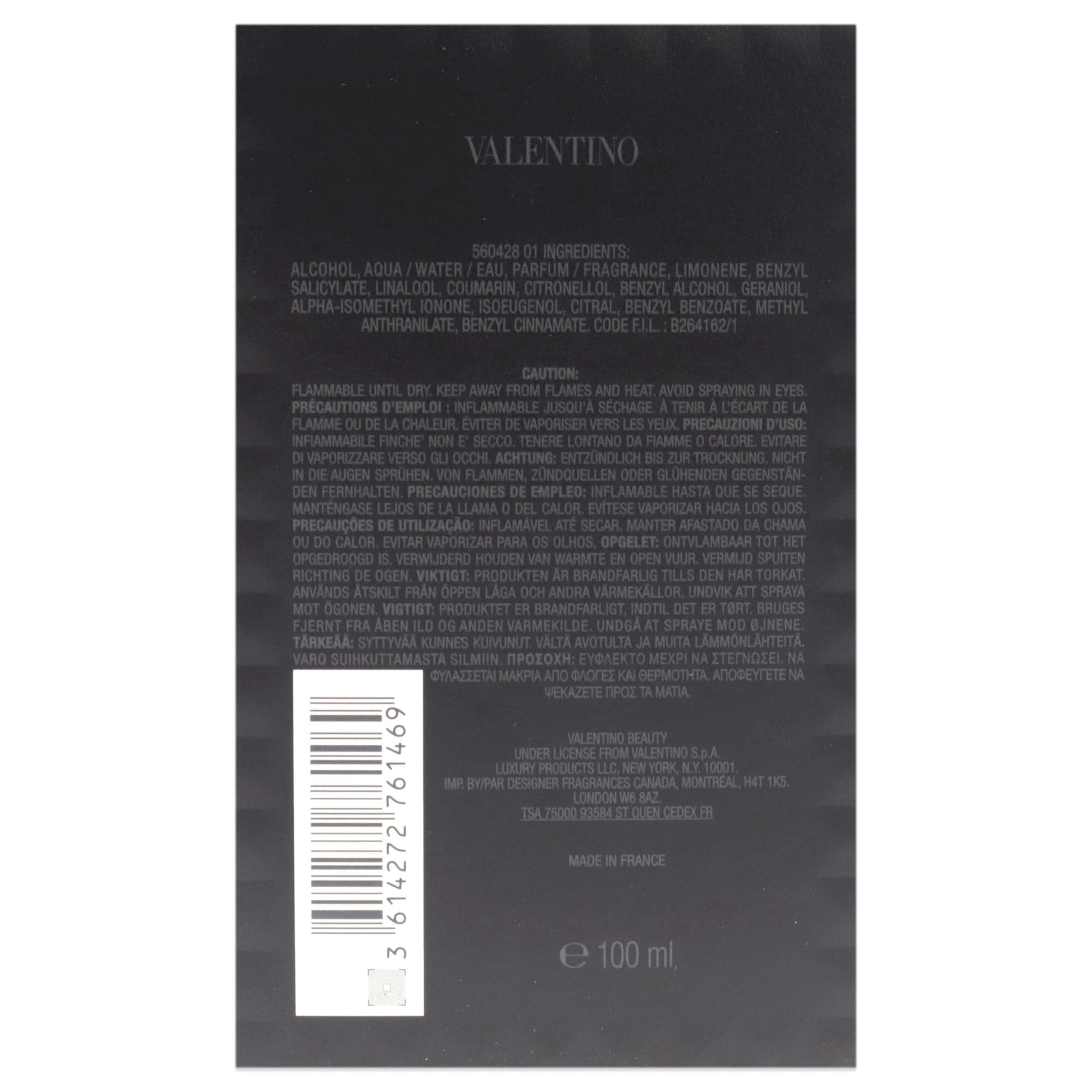 Valentino Uomo Born In Roma   3 4 oz EDT Spray