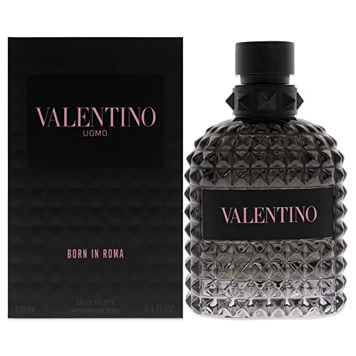 Valentino Uomo Born In Roma EDT espray para hombre de 3.4 onzas