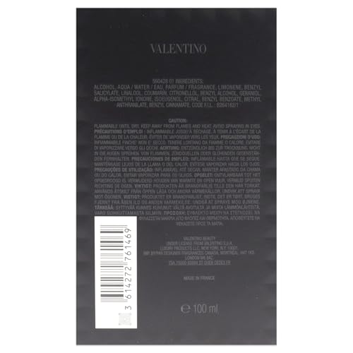 Valentino Uomo Born In Roma EDT espray para hombre de 3.4 onzas