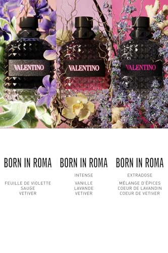 Uomo Born In Roma Intense por Valentino para hombre - 3.4 oz EDP Spray