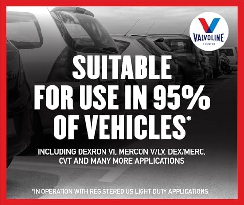 Valvoline Multi Vehicle  ATF  Full Synthetic Automatic Transmission Fluid 1 QT  Case of 6