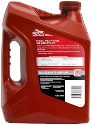 Valvoline Multi Vehicle  ATF  Full Synthetic Automatic Transmission Fluid 1 QT  Case of 6