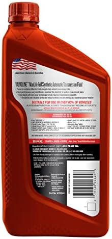 Valvoline Multi Vehicle  ATF  Full Synthetic Automatic Transmission Fluid 1 QT  Case of 6