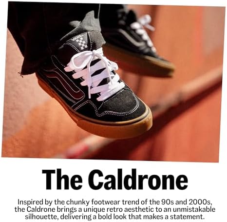 Vans Mens Caldrone Shoe   Chunky Low top Fashion Sneakers with Retro Inspired Style