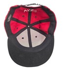 Vans Red Off The Wall Flat Bill Cap Hat SnapBack Skate Wear