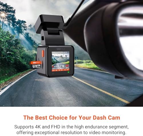 Vantrue 512GB microSDXC UHS I U3 4K UHD Video High Speed Transfer Monitoring SD Card with Adapter for Dash Cams  Body Cams  Action Camera  Surveillance & Security Cams