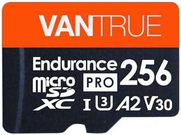 Vantrue 512GB microSDXC UHS I U3 4K UHD Video High Speed Transfer Monitoring SD Card with Adapter for Dash Cams  Body Cams  Action Camera  Surveillance & Security Cams