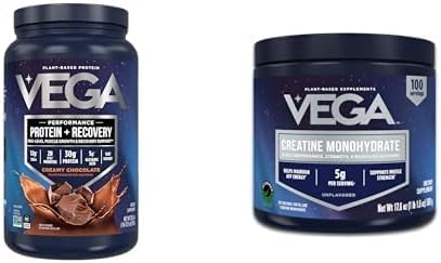 Vega Sport Vegan Protein Powder   Recovery   30g Plant Based Protein per Serving  Vanilla  45 Servings  5g BCAAs  Probiotics  NSF Certified  for Shakes & Smoothies  4 1lbs  Packaging May Vary