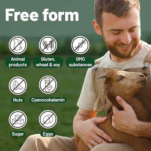 Vegan Vitality Multivitamins & Minerals for Women and Men with High Strength Vitamin B12 D3 & K2 180 Vegan Multivitamin Tablets 6 Months Supply Vitamins for Vegans & Vegetarians