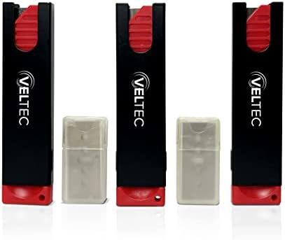 Veltec Auto Retractable Safety Utility Box Cutters  3 Pack Cutters with 10 Extra Blades  VC800 