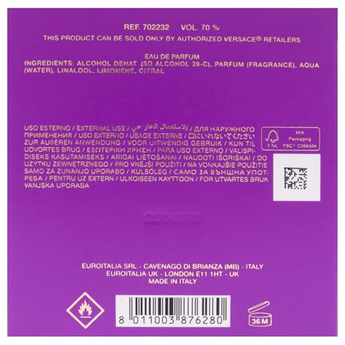 Versace Dylan Purple for Women 3 4 oz Eau de Parfum Spray