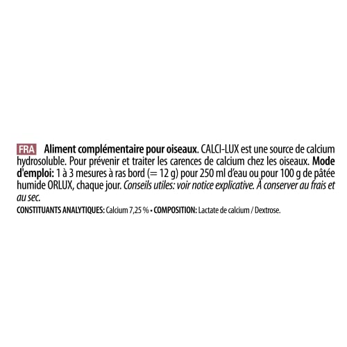 Versele Laga Orophama Calci Lux Bird Vitamin 500g