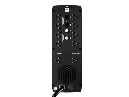 Vertiv Liebert PSA5 UPS   1000VA/600W 120V Line Interactive AVR Tower UPS  10 outlets  2 USB Charging Ports  Battery Backup w/ Surge Protection  3 year warranty  Energy Star Certified  PSA5 1000MT120 