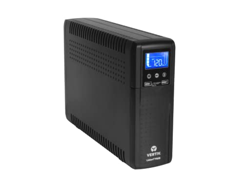 Vertiv Liebert PSA5 UPS   700VA 420W 120V Line Interactive AVR Tower UPS  10 outlets  2 USB Charging Ports  Battery Backup with Surge Protection  3 year warranty  Energy Star Certified  PSA5 700MT120 