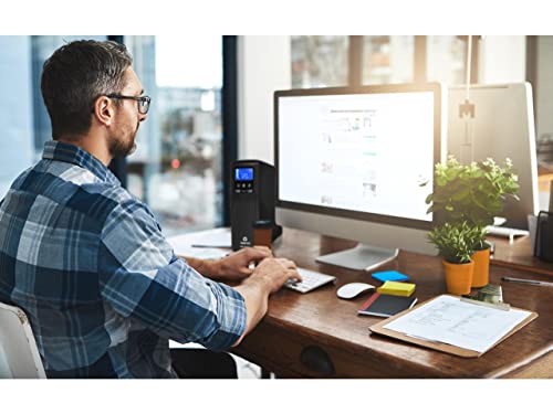 Vertiv Liebert PSA5 UPS   700VA 420W 120V Line Interactive AVR Tower UPS  10 outlets  2 USB Charging Ports  Battery Backup with Surge Protection  3 year warranty  Energy Star Certified  PSA5 700MT120 