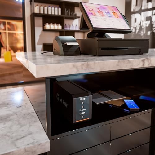 Vertiv Liebert PowerUPS 200 Essential  PSA6E 1500LVT  Line Interactive UPS 1440VA/850W  Battery Backup & Surge Protector  AVR  6 Outlets  USB C A Charging  3 Year Warranty