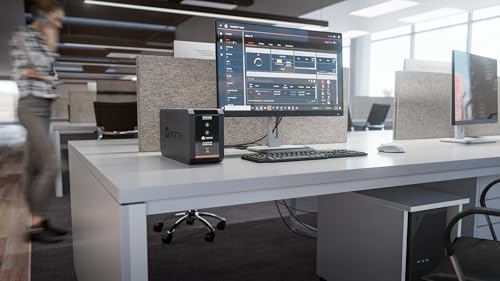 Vertiv Liebert PowerUPS 200 Essential  PSA6E 1500LVT  Line Interactive UPS 1440VA/850W  Battery Backup & Surge Protector  AVR  6 Outlets  USB C A Charging  3 Year Warranty