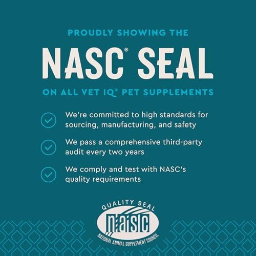 VetIQ 8 in One Multifunctional Supplement for Dogs  Supports Hip & Joint  Urinary Tract  Immune System  Skin Health and Heart Health  Soft Chews  Made in the USA  60 Count