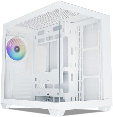 Vetroo AL900 ATX PC Case with 270  Full View Tempered Glass  Pre Installed ARGB & PWM FDB Fan  Supports 360mm Radiator & 10 Fans  Type C Ready  for 50 Series GPUs  Pink 